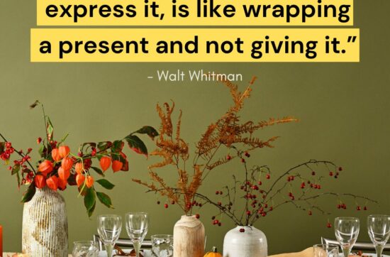 Gratitude Quote from Walt Whitman