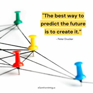 Peter Drucker Quote about creating your future