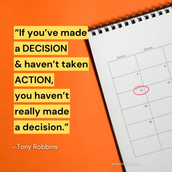 AHA image with Tony Robbins quote