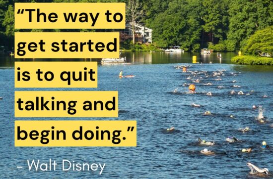 Sam Horn's AHA Image Walt Disney quote on Lake Audubon image