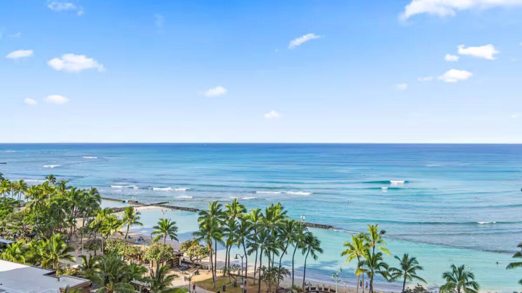 waikiki beach view from condo
