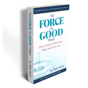 Sam Horn's Force for Good Project book cover mockup