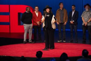 Sam Horn on TED 2025 stage