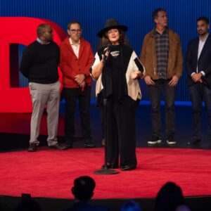 Sam Horn on TED 2025 stage
