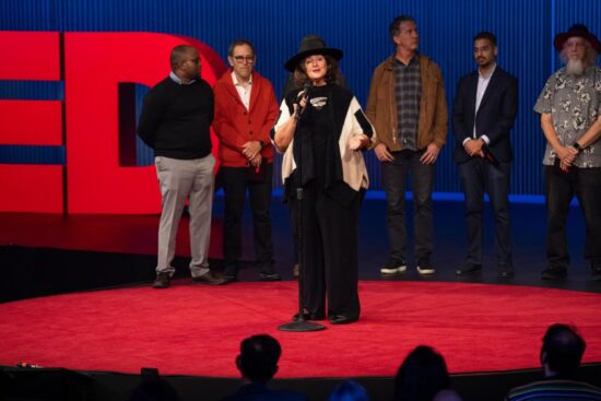 Sam Horn on TED 2025 stage