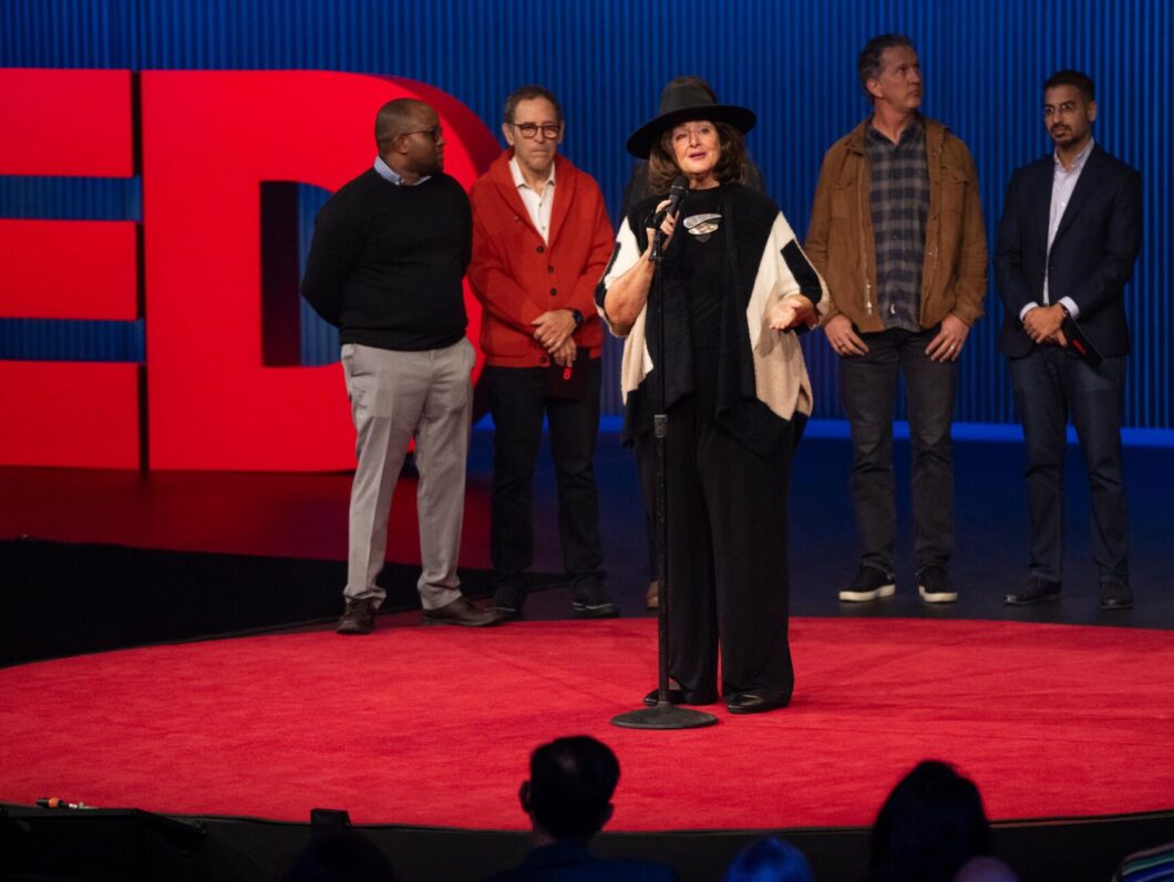 Sam Horn on TED 2025 stage