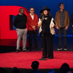 Sam Horn on TED 2025 stage