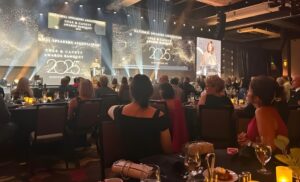 Sam Horn speaking on the NSA Main Stage