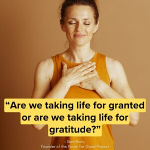 AHA image with Sam Horn quote