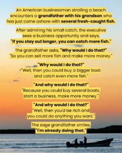 fishing boat parable