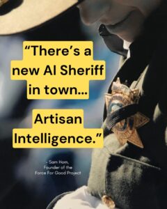 Sam Horn quote image - artisan intelligence