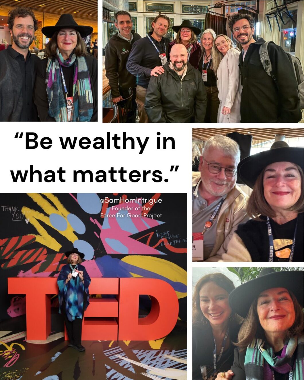 Sam Horn quote image wealthy in what matters