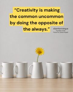 Opposite of the always quote image from Sam HOrn