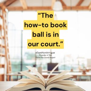 How to Book quote image from Sam Horn